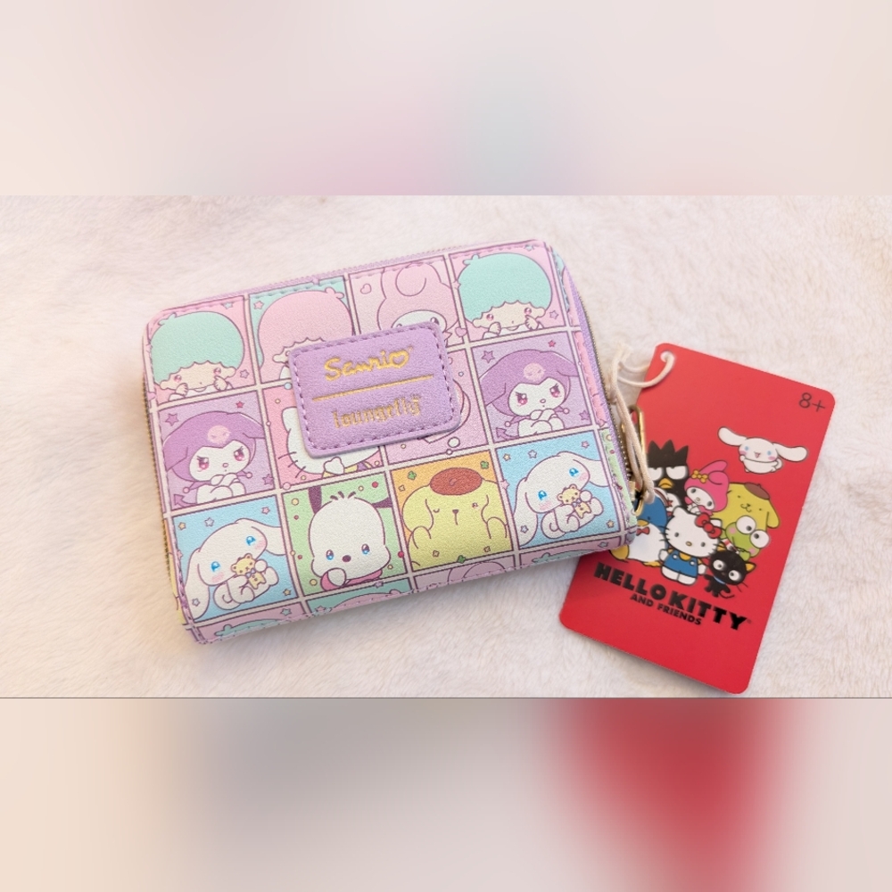 Low start Loungefly 🔥 Hello Kitty zip Wallet NWT - Picture 5 of 5